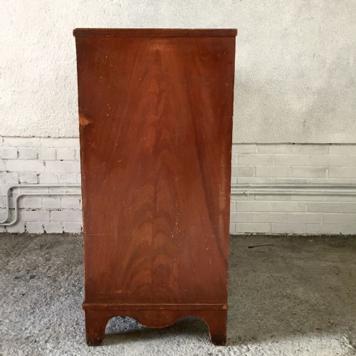 ORIGINAL PAINTED GEORGIAN PINE CHEST OF DRAWERS - ADDITIONAL PHOTO 9