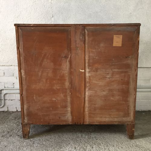 ORIGINAL PAINTED GEORGIAN PINE CHEST OF DRAWERS - ADDITIONAL PHOTO 10
