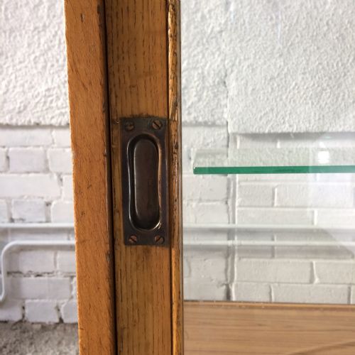 ART DECO GOLDEN OAK HABERDASHERY DISPLAY CABINET - ADDITIONAL PHOTO 3