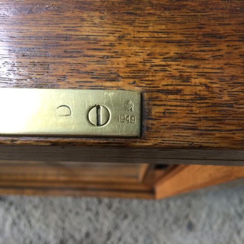 ART DECO GOLDEN OAK HABERDASHERY DISPLAY CABINET - ADDITIONAL PHOTO 4