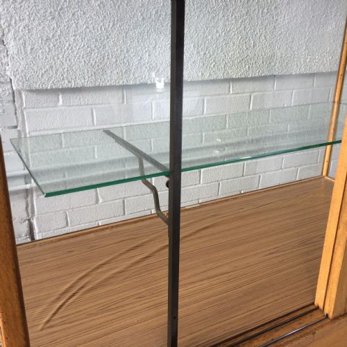 ART DECO GOLDEN OAK HABERDASHERY DISPLAY CABINET - ADDITIONAL PHOTO 7