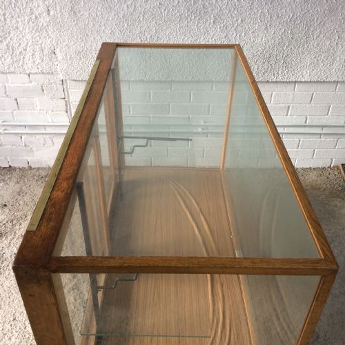 ART DECO GOLDEN OAK HABERDASHERY DISPLAY CABINET - ADDITIONAL PHOTO 8