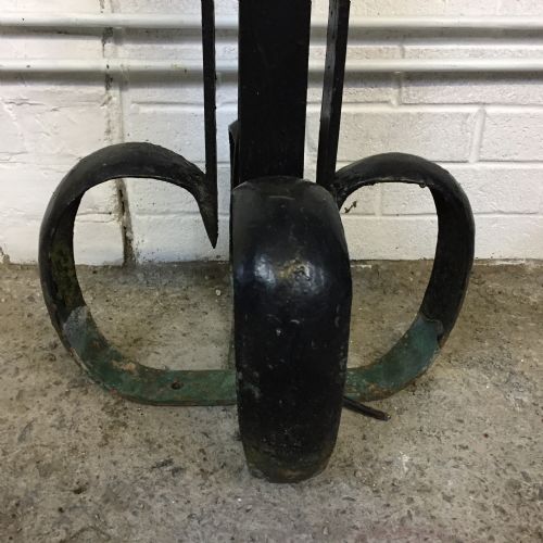PAIR OF VICTORIAN COPPER LANTERNS WITH POSTS - ADDITIONAL PHOTO 5