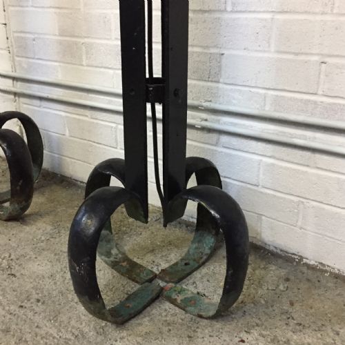 PAIR OF VICTORIAN COPPER LANTERNS WITH POSTS - ADDITIONAL PHOTO 10