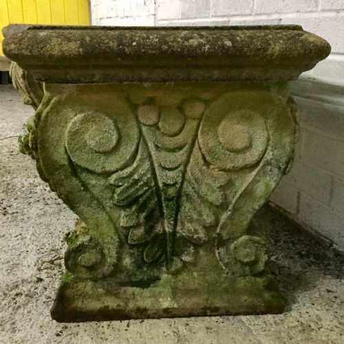 EARLY 20TH CENTURY RECONSTITUTED STONE CURVED BENCH - ADDITIONAL PHOTO 7