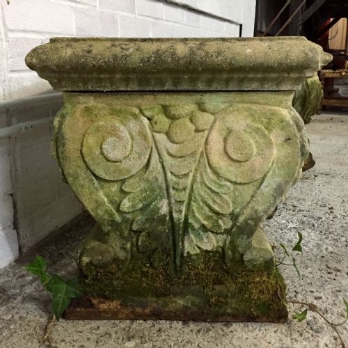 EARLY 20TH CENTURY RECONSTITUTED STONE CURVED BENCH - ADDITIONAL PHOTO 8