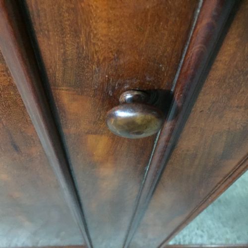 VICTORIAN MAHOGANY 3 DOOR WARDROBE - ADDITIONAL PHOTO 8