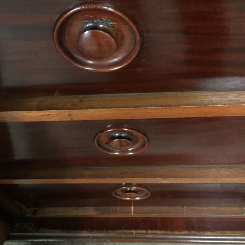 VICTORIAN MAHOGANY 3 DOOR WARDROBE - ADDITIONAL PHOTO 12