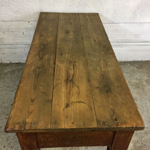 VICTORIAN PINE SERVING SIDE TABLE - ADDITIONAL PHOTO 3
