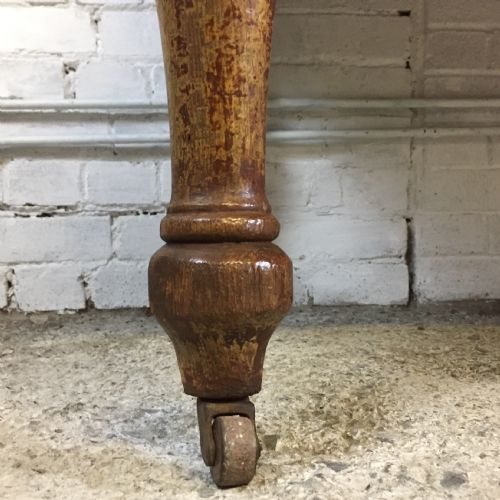 VICTORIAN PINE SERVING SIDE TABLE - ADDITIONAL PHOTO 9