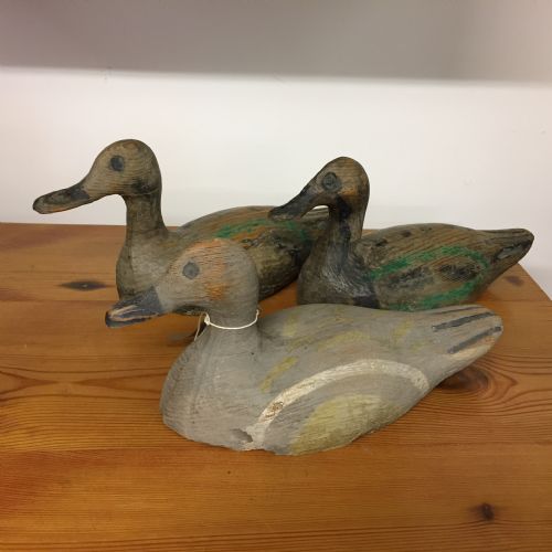 set of early 20th century duck decoys - CATEGORY: ANTIQUE MISCELLANEOUS - DATED 1900