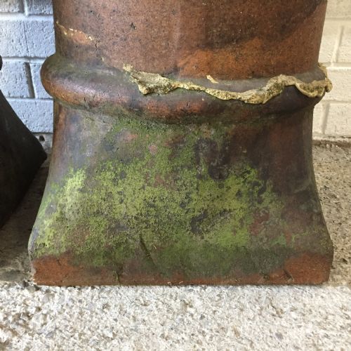 PAIR OF VICTORIAN GLAZED CROWN TOP CHIMNEY POTS - ADDITIONAL PHOTO 10