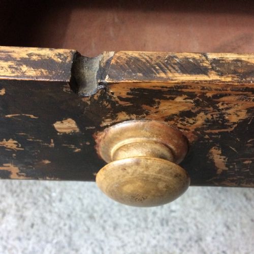 VICTORIAN PINE 2 DRAWER TABLE - ADDITIONAL PHOTO 3
