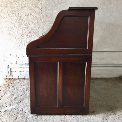 EARLY 20TH CENTURY OAK ROLL TOP DESK - ADDITIONAL PHOTO 15