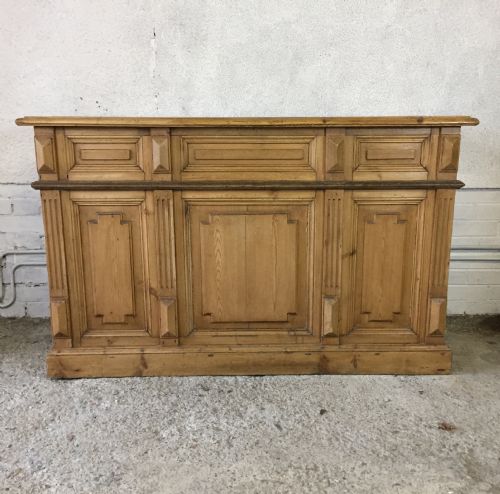 victorian pine shop counter - CATEGORY: ANTIQUE CABINETS - DATED VICTORIAN