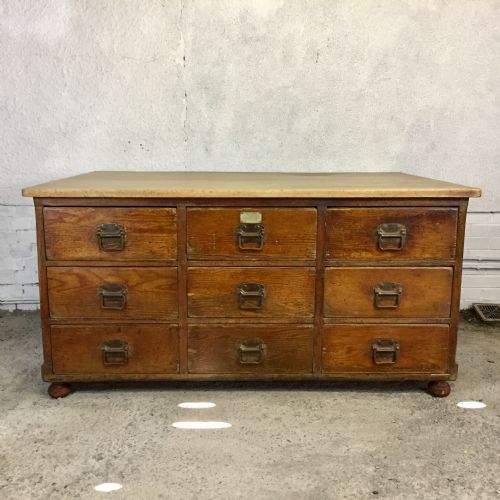early 20th century double sided bakers table - CATEGORY: ANTIQUE FURNITURE - DATED 1910