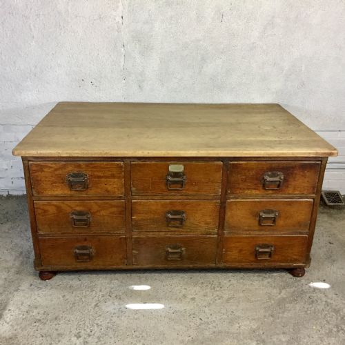 EARLY 20TH CENTURY DOUBLE SIDED BAKERS TABLE - ADDITIONAL PHOTO 1