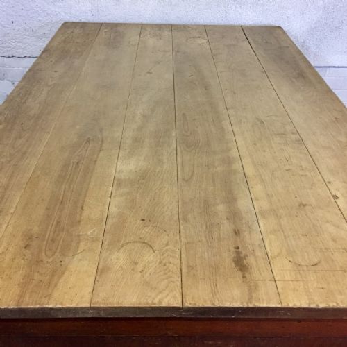 EARLY 20TH CENTURY DOUBLE SIDED BAKERS TABLE - ADDITIONAL PHOTO 3