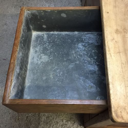 EARLY 20TH CENTURY DOUBLE SIDED BAKERS TABLE - ADDITIONAL PHOTO 7