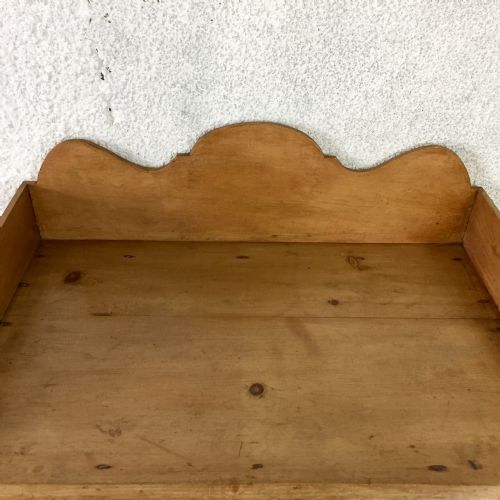 VICTORIAN PINE WASHSTAND WITH SINGLE DRAWER - ADDITIONAL PHOTO 2