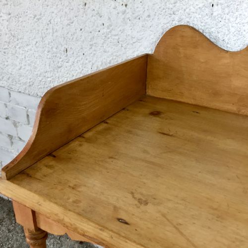 VICTORIAN PINE WASHSTAND WITH SINGLE DRAWER - ADDITIONAL PHOTO 3