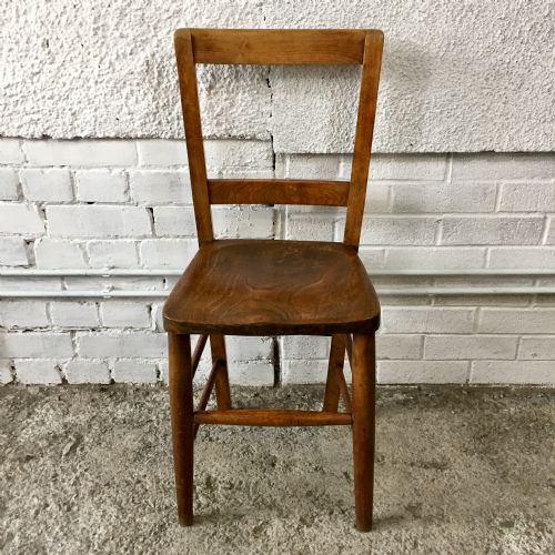 4 ELM AND BEECH CHAPEL CHAIRS - ADDITIONAL PHOTO 1
