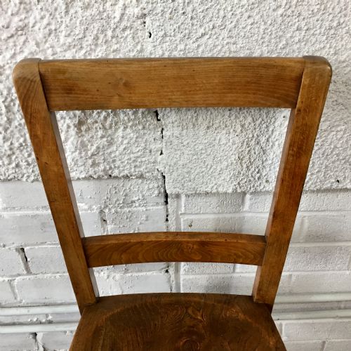 4 ELM AND BEECH CHAPEL CHAIRS - ADDITIONAL PHOTO 2