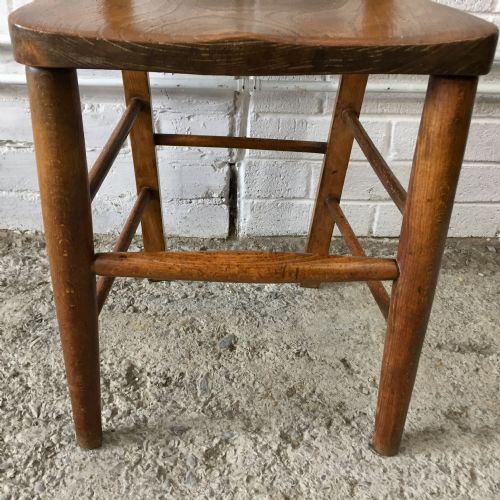 4 ELM AND BEECH CHAPEL CHAIRS - ADDITIONAL PHOTO 5