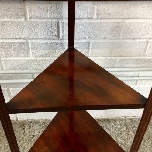 VICTORIAN MAHOGANY 3 TIER CAKE STAND - ADDITIONAL PHOTO 5
