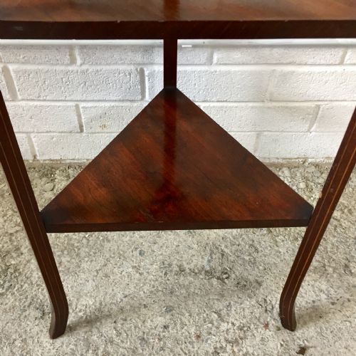 VICTORIAN MAHOGANY 3 TIER CAKE STAND - ADDITIONAL PHOTO 6