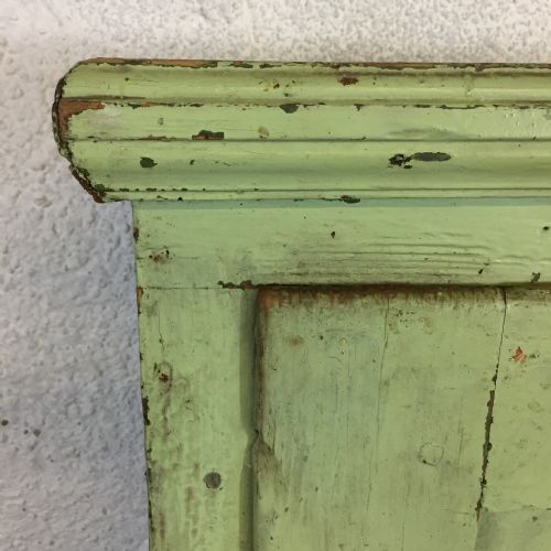 EAST EUROPEAN ORIGINAL PAINTED PINE CUPBOARD - ADDITIONAL PHOTO 4