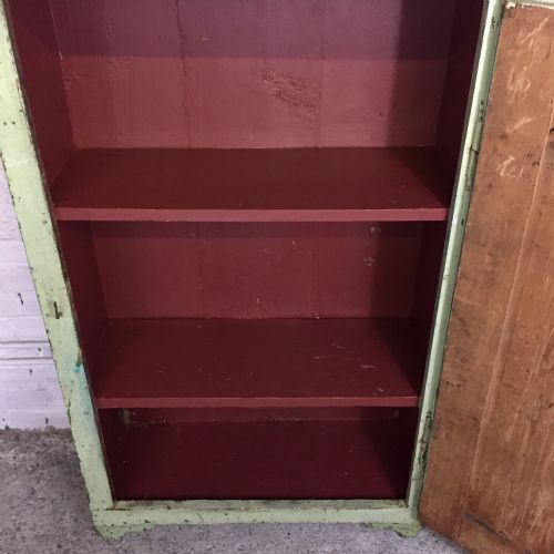EAST EUROPEAN ORIGINAL PAINTED PINE CUPBOARD - ADDITIONAL PHOTO 7