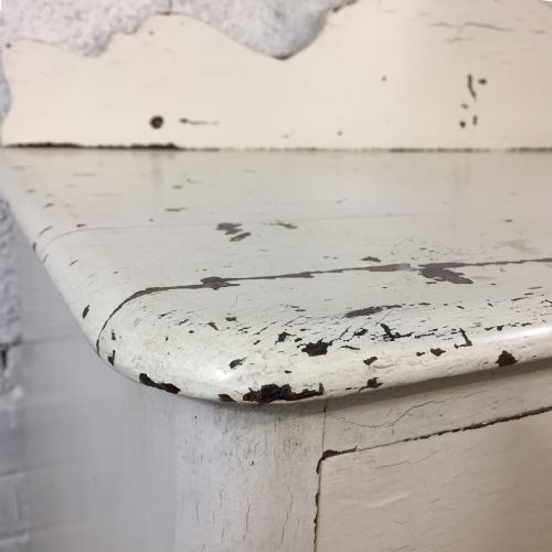 ORIGINAL PAINTED VICTORIAN PINE CHEST OF DRAWERS - ADDITIONAL PHOTO 5