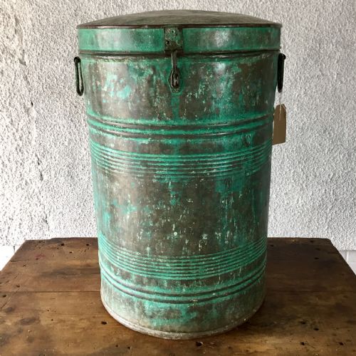 circa 1900 storage bin with original paint - CATEGORY: ANTIQUE MISCELLANEOUS - DATED 1900