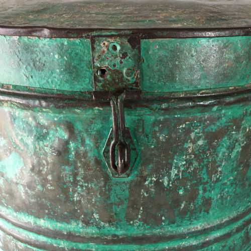 CIRCA 1900 STORAGE BIN WITH ORIGINAL PAINT - ADDITIONAL PHOTO 3