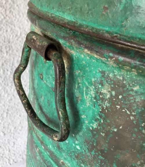 CIRCA 1900 STORAGE BIN WITH ORIGINAL PAINT - ADDITIONAL PHOTO 4