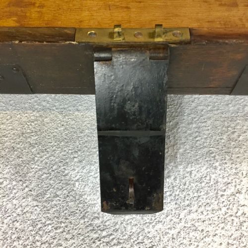 19TH CENTURY METAL BOUND OAK SILVER CHEST - ADDITIONAL PHOTO 8