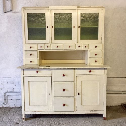 art deco painted pine dresser - CATEGORY: ANTIQUE DRESSERS - DATED 1920