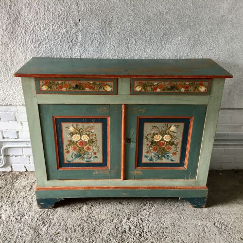 ORIGINAL PAINTED SWEDISH DRESSER BASE - ADDITIONAL PHOTO 1