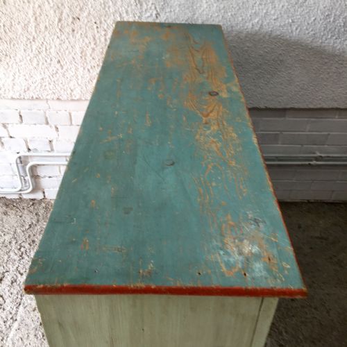 ORIGINAL PAINTED SWEDISH DRESSER BASE - ADDITIONAL PHOTO 4