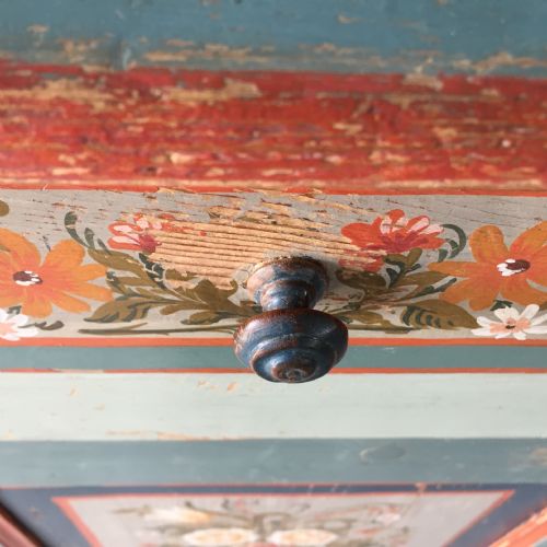 ORIGINAL PAINTED SWEDISH DRESSER BASE - ADDITIONAL PHOTO 6