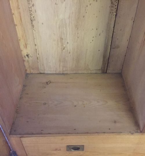 LATE VICTORIAN ASH GENTLEMAN'S WARDROBE - ADDITIONAL PHOTO 5