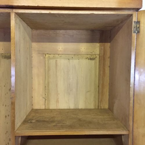 LATE VICTORIAN ASH GENTLEMAN'S WARDROBE - ADDITIONAL PHOTO 6