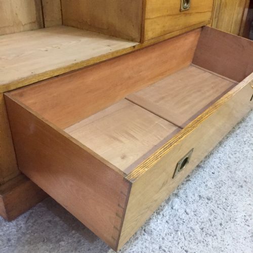 LATE VICTORIAN ASH GENTLEMAN'S WARDROBE - ADDITIONAL PHOTO 10