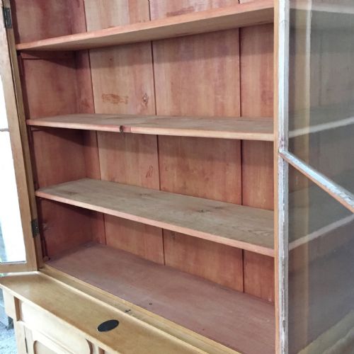 VICTORIAN PINE GLAZED TOP DRESSER - ADDITIONAL PHOTO 3