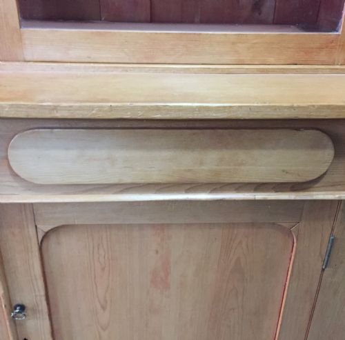 VICTORIAN PINE GLAZED TOP DRESSER - ADDITIONAL PHOTO 7