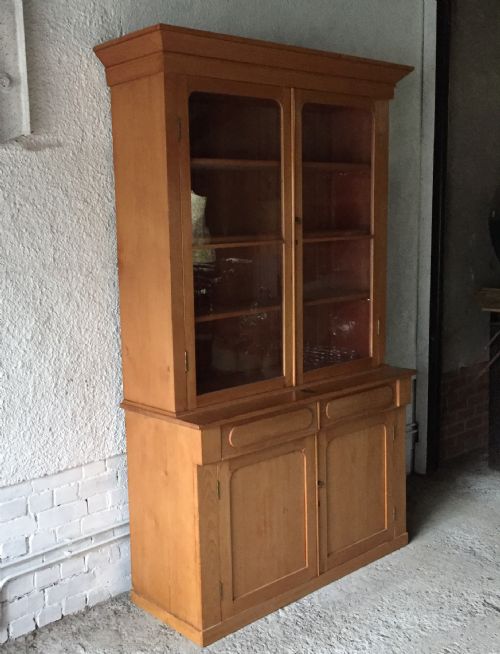 VICTORIAN PINE GLAZED TOP DRESSER - ADDITIONAL PHOTO 12
