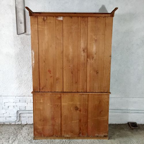VICTORIAN PINE GLAZED TOP DRESSER - ADDITIONAL PHOTO 13