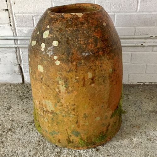 victorian terracotta rhubarb forcer - CATEGORY: ANTIQUE CERAMICS - DATED VICTORIAN