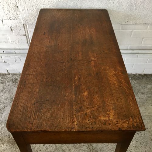 18TH CENTURY OAK SINGLE DRAWER SIDE TABLE - ADDITIONAL PHOTO 2